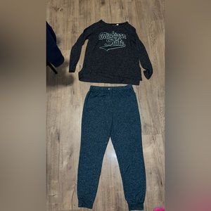 Michigan state pajama set
